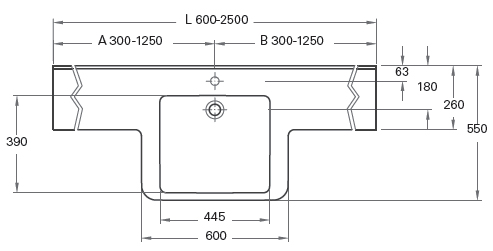 asymmetrischer Waschtisch 03