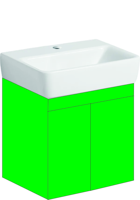 Renova Plan Unterschrank Farbe Grün