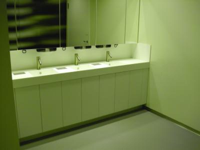 Spiegelschränke mit Seifenspendern für Waschtischanlagen nach Maß